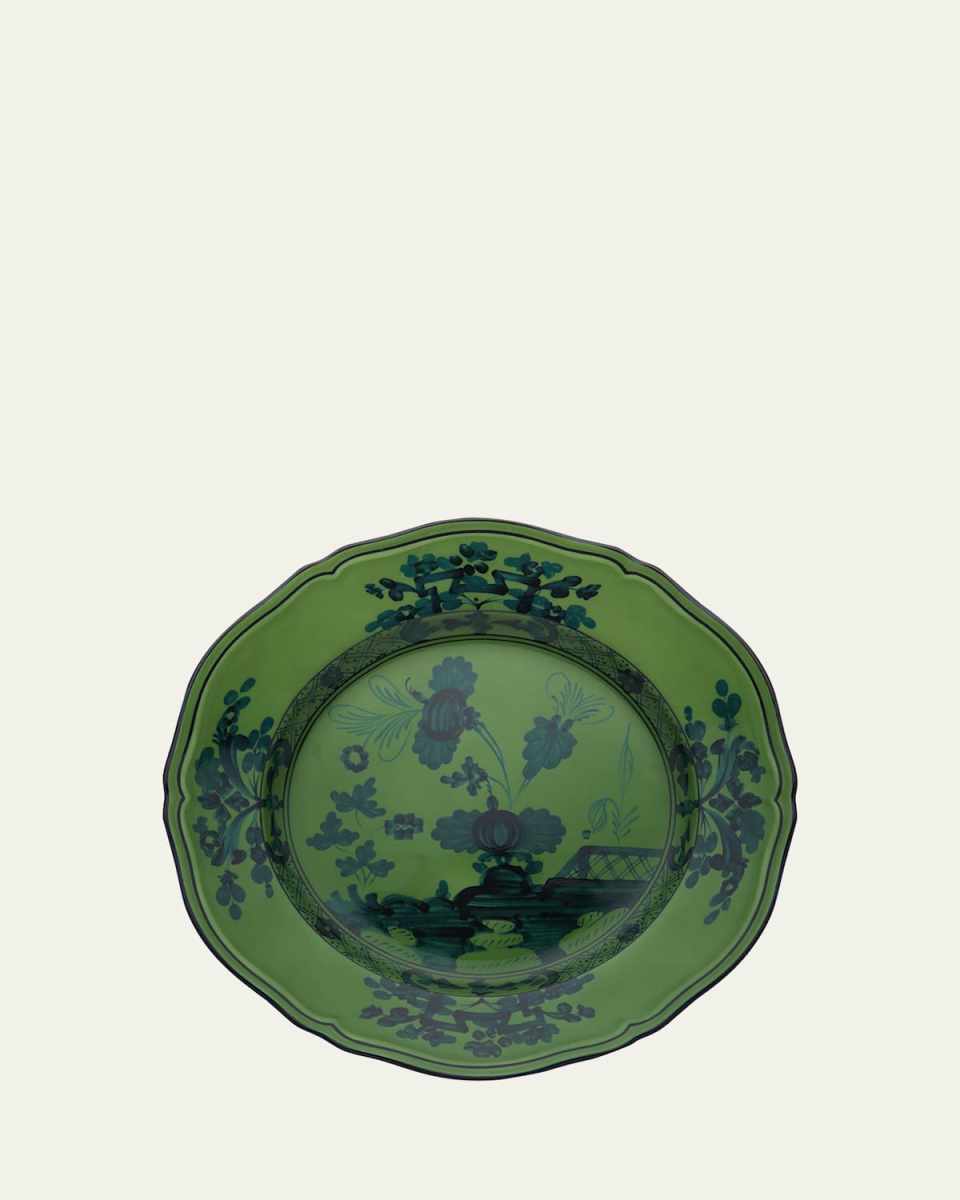 Oriente Italiano Dinner Plate, Malachite